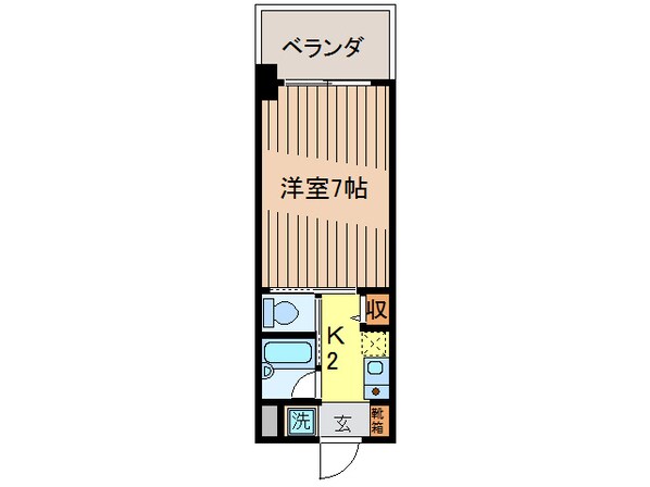 トーマス大里の物件間取画像